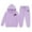 f-Purple, variant on RTKFRFLM Girls Outfits Set Cute Letter Print Hoodie And Pants Comfy Casual Outfit For Toddler Kids Winter Wear Clothes Sets,Size 8-9 Years