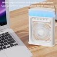 thumbnail image 4 of Enfriador De Aire Evaporativo, Humidificador De 3 Velocidades, Temporizador USB Enchufable, Ventilador De Aire Acondicionado Portátil Para Mesa, 4 of 7