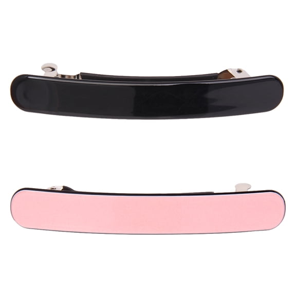2 Pack Hair Barrette Long and Thin Handmade Hair Clip Women Hair Accessories