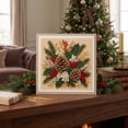 thumbnail image 2 of Christmas Pearl Art DIY Kit, Creative Pearl Painting Set, DIY Holiday Home Decor Craft, Seasonal Wall Art Decoration Project, 2 of 7