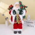 thumbnail image 5 of Adornos navideños grandes de muñecos de Papá Noel, figura de Papá Noel de pie, muñeco de Navidad, decoración del hogar, regalo para niños, decoración de Navidad 2023, 5 of 5