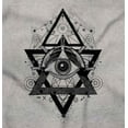 thumbnail image 2 of Triangle Eye Star Symbolic Spirit Men's Graphic T Shirt Tees Brisco Brands L, 2 of 4