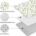 thumbnail image 5 of Excavator and Sun White Pattern 3 Piece Bathroom Rug Set, Non Slip Absorbent Bath Mats with U-Shaped Contour Rug and Toilet Lid Cover, 5 of 5