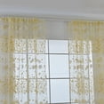 thumbnail image 4 of Floral Sheer Voile Curtain Window Curtain Voile Drapes for Living Room Bedroom Kitchen Home Decor, 4 of 14