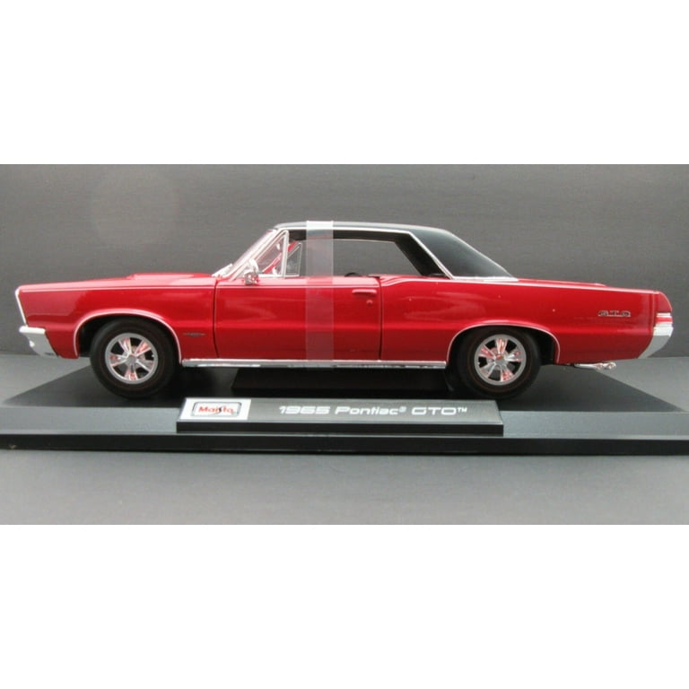 1965 Pontiac GTO Red 1:18 Metal Die Cast Maisto - Walmart.com