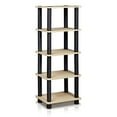 thumbnail image 5 of Furinno Turn-N-Tube 4-Bins System Rack, Oak, 5 of 7