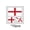 England, variant on 10Pcs/Set National Flag Temporary Tattoos for Women Men, National Flag Shape (Rectangular, Heart, Lip), Disposable Waterproof Sticker, for Sports Events, Fan Parties, Bar Decoration (England)
