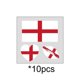 thumbnail image 2 of Uuiauoio 10 pcs Temporary Football Tattoo Stickers Set of 10 for Match Party Fan Celebration Face Body Art Decoration Sport Themed Supplies, 2 of 6