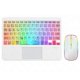 thumbnail image 1 of 172 Wireless Keyboard and Mouse Combo RGB Backlit Bluetooth 5.1 Keyboard Mouse Set with Touchpad - B, 1 of 5