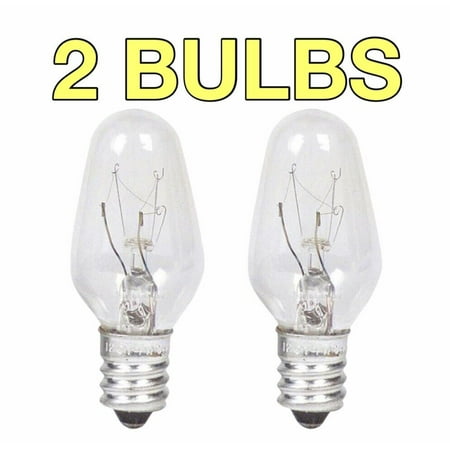 

Light Bulbs for Salt Lamps Night Lights Candelabra E12 C7 120V 7W