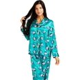 thumbnail image 3 of LONXU Women's Sleepwear Silk Satin Luxury Nightwear Sets XS-XXXL, 3 of 4