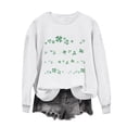 thumbnail image 2 of Chandail de la Saint-Patrick pour Femmes à Col Rond Imprimé Saint-Patrick Manches Longues, 2 of 4