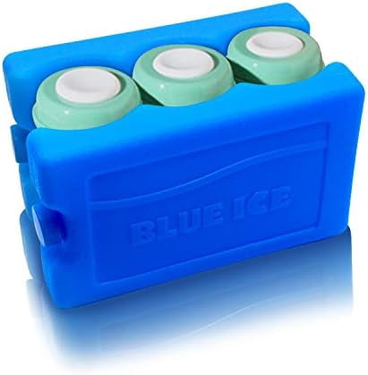 RibRave Reusable Ice Packs for Cooler, Long Lasting Breastmilk Bottle Storage, Freezer Packs Can Cooler for Lunch Boxes, Beer Soda, Camping