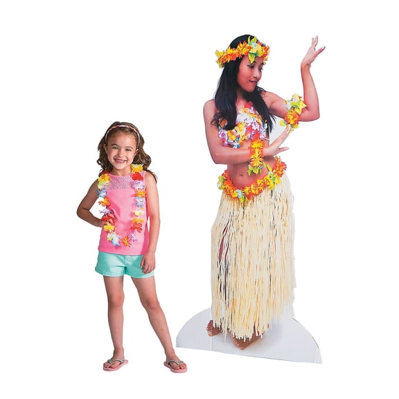 Realistic Hula Girl Stand-Up - Party Decor - 1 Piece