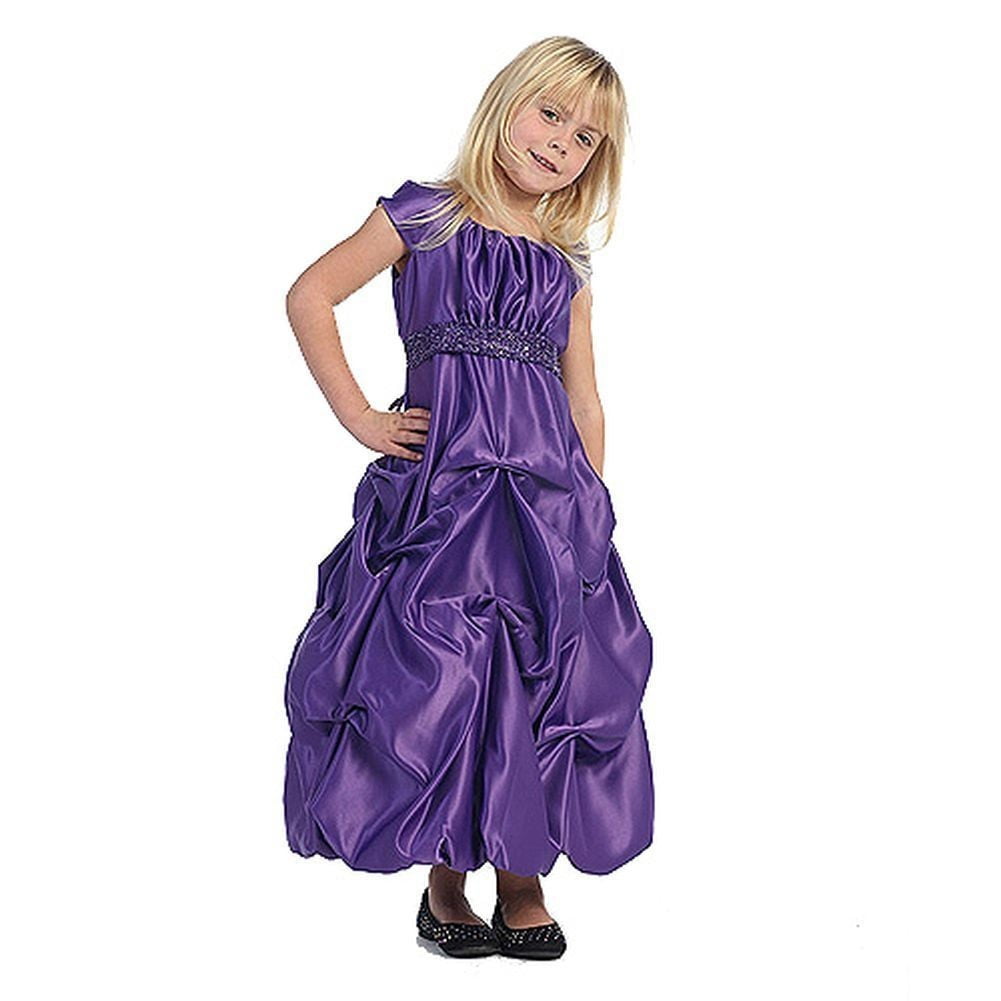 purple color dress for baby girl