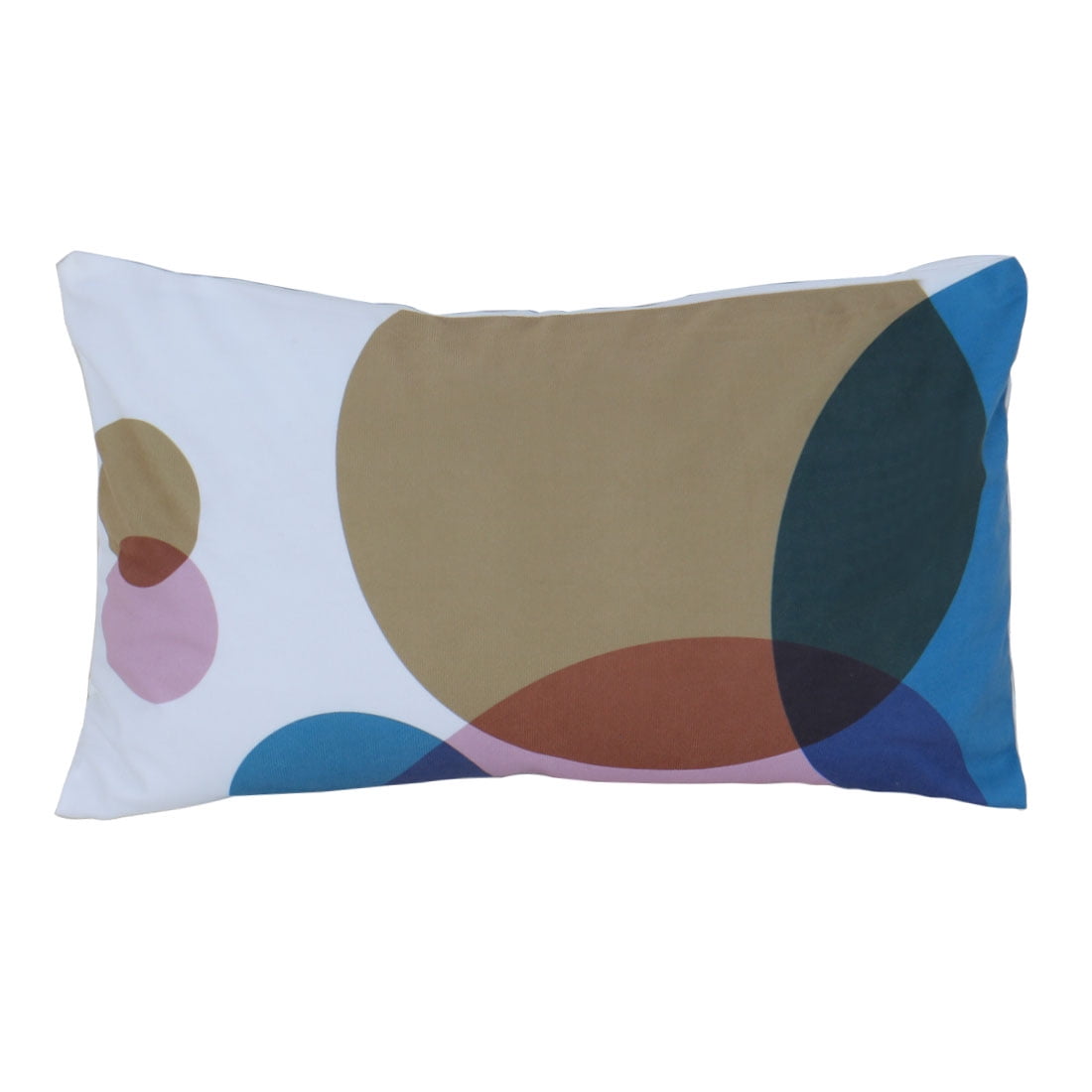 Decorative Velvet Lumbar Pillow Cover Case 12 x 20 Inch w Invisible