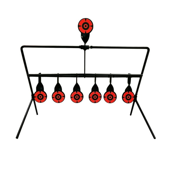 Atflbox Resetting Target for BB Gun with 7 Targets, Rated for .177 Caliber Airgun, Weight 2.2lbs