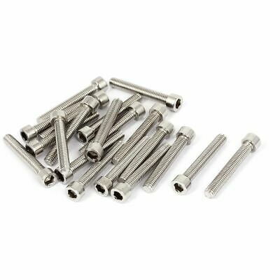 

M6 50mm Stainless Steel 304 Socket Head Cap Screws Metric Full Thread 10 pcs