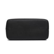 Tory Burch Womens Blake Pebbled Leather Small Tote Bag (Black)