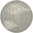 thumbnail image 1 of Safavieh Soho Grey Contemporary Rug - Round 6', 1 of 3