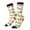 2 Black-1, variant on Dachshund Dog Pattern Sport Socks for Women and Men Crew Socks Sporty Calf Socks Casual Socks