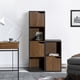thumbnail image 2 of Buró de Madera, Mesita de Noche de 2 Cubos Café HOMEMAKE FURNITURE Contemporáneo, 2 of 6