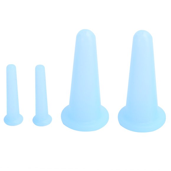 Silicone Cupping Set,4Pcs Silicone Massage Cup Cupping Cup Silicone Massage Cup Professional Grade