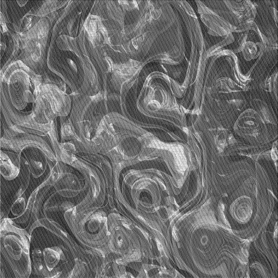 Ahgly Company Indoor Square Patterned Gray Wolf Gray Area Rugs, 6' Square