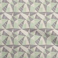 thumbnail image 1 of oneOone Georgette Viscose Light Green Fabric Tribal Craft Projects Decor Fabric Printed By The Yard 42 Inch Wide, 1 of 4