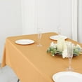thumbnail image 6 of BalsaCircle 6 Pieces 54" x 96" Gold Rectangle Polyester Tablecloths Table Cover Linens, 6 of 8