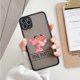 thumbnail image 1 of Fundas a prueba de golpes de dibujos animados para iPhone 13, 12, 11, 14 Pro Max, Mini, XR, XS, 7, 8 Plus, silicona transparente mate, divertida Pantera Rosa Fivean unisex, 1 of 2