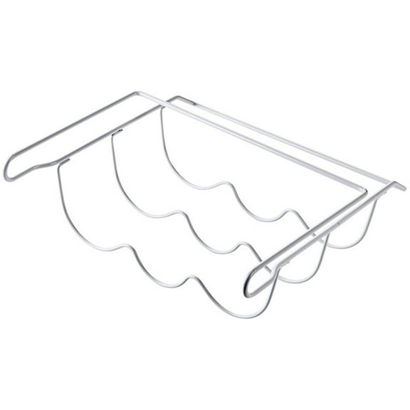 PAMINGONO Fridge Bottle Metal Organizer Storage Rack White 1Pack