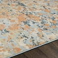 thumbnail image 6 of Pisa Orange/Blue 6'7" x 9' Modern Rectangle Area Rug, 6 of 6