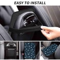 thumbnail image 6 of Bingfone Car Four-Season Universal Armrest Box Mat,Car Armrest Seat Cover Soft Leather Waterproof Armrest Cover Center Console Mat-Beautiful Butterflies, 6 of 7