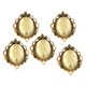thumbnail image 1 of Aleación de cristal colgante 5 Unids / lote Crystal Rihnestone Redondo Colgante DIY Joyería Colgante Amarillo Claro Amarillo claro Magideal Aleación de cristal colgante, 1 of 7