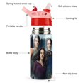 thumbnail image 3 of The Twilight Saga Kids Water Bottle Stainless Steel Vacuum Insulated Water Cup With Covered Pop-Up Straw, 3 of 8