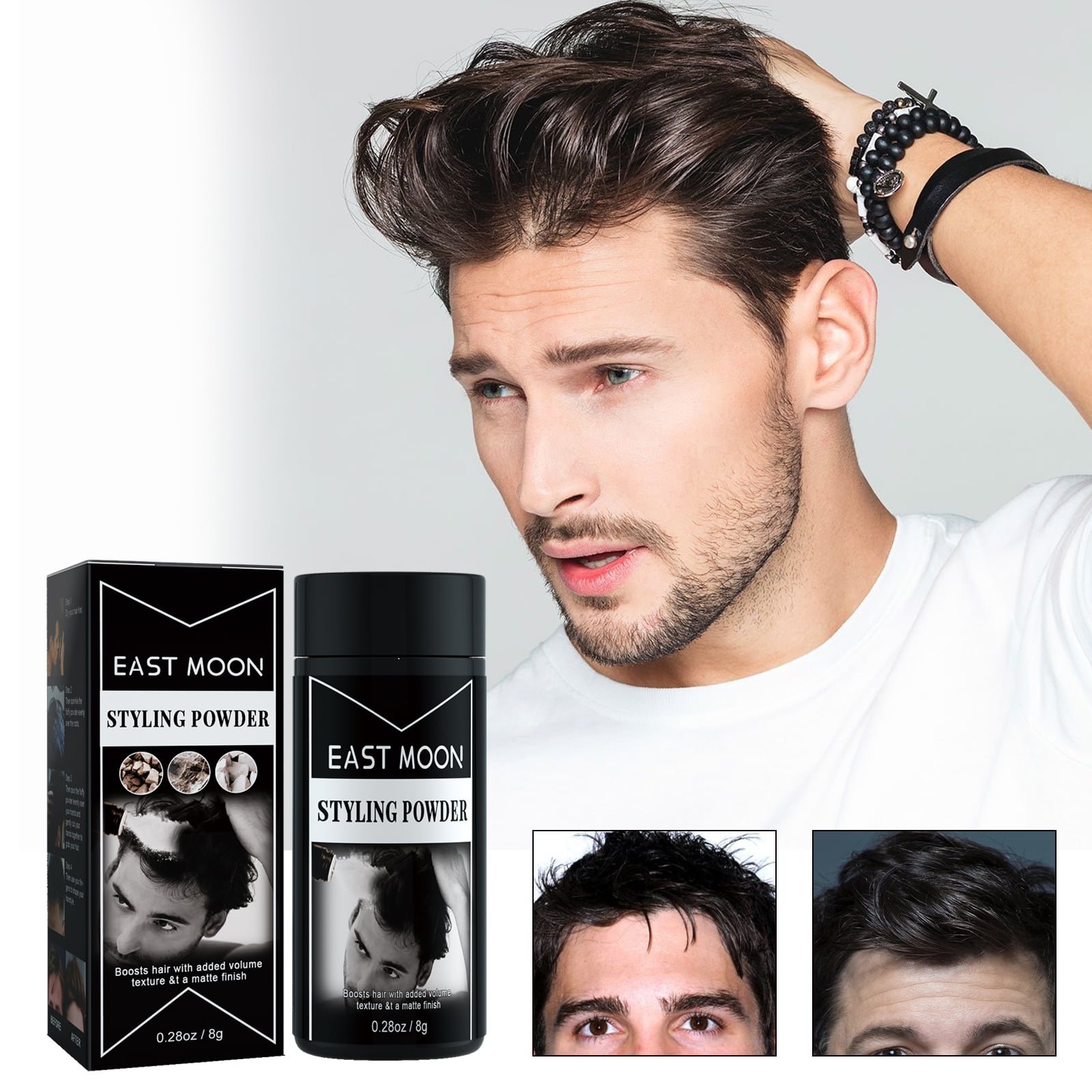 Texture Powder Hair for Men - Texturizing & Mattifying Hair Powder for Men  - Grooming, Volumizing & Hair Styling Products for Extra Volume -8g -  