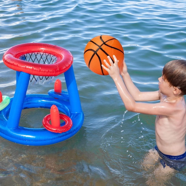 Novelty Place Pack De 3 Mini Pelotas De Baloncesto De 5 Pulgadas Con Bomba | PVC Resistente Para Niños, Interior Y Exterior | Ideal Para Mini Cestas