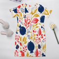 thumbnail image 5 of Floral Berry Navy Gold Pattern Loose Pocket Dress Dresses Summer Summer Dresses for Women, 5 of 9