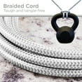 thumbnail image 5 of Cordinate 2-Outlet Grounded Extension Cord with USB, 10ft, Gray/White – 41691, 5 of 6