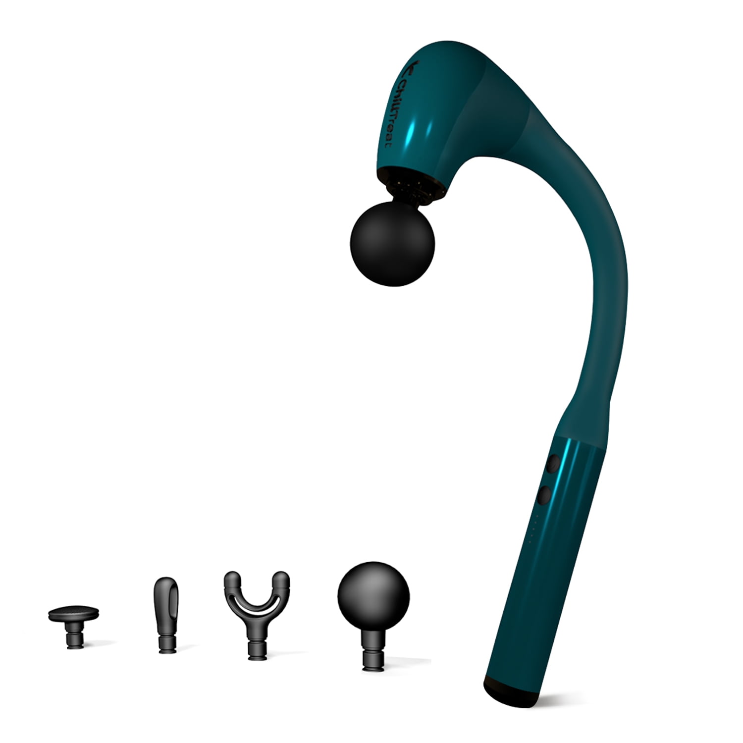 ChillTreat Massage Hammer with Extension Handle, Ergonomic Back Massager,Muscles/Neck/Shoulders Massager Portable, 5 Speed Levels