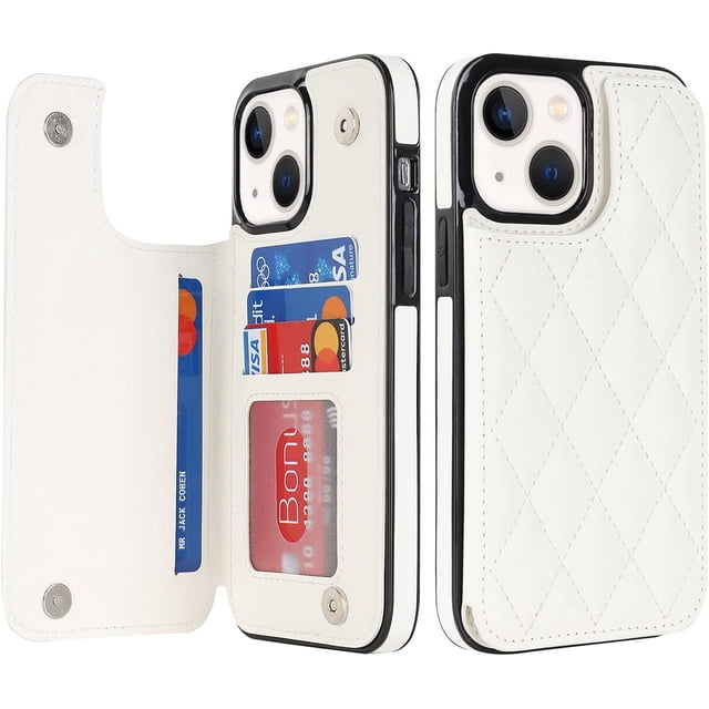 MYKOMI for iPhone 14 Pro Max Case Wallet 6.7 Inch with Card Holder Premium Soft PU Leather Magnetic Clasp, Shockproof Stylish Protective Cover for iPhone 14 Pro Max