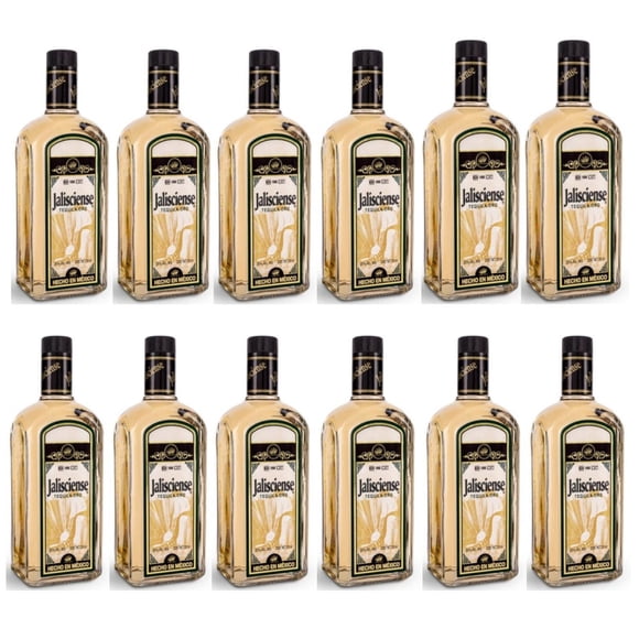 Pack de 12 Tequila Jalisciense Oro 1 L Jalisciense Oro