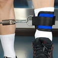 thumbnail image 3 of Correas de tobillo para culturismo, correa de muñeca ajustable con anillo en D para fitness con trenzas duraderas para abdominales, piernas y botones, ejercicios con pesas para hombres y, 3 of 5
