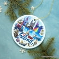 thumbnail image 6 of Artistically Majestic Iceland Landmarks Ornament, Cultural Norse and Viking Christmas Gift and Reykjavik Souvenir, 6 of 9