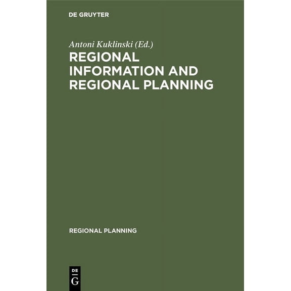 Regional Planning Regional Information and Regional Planning, Book 6, (Hardcover)