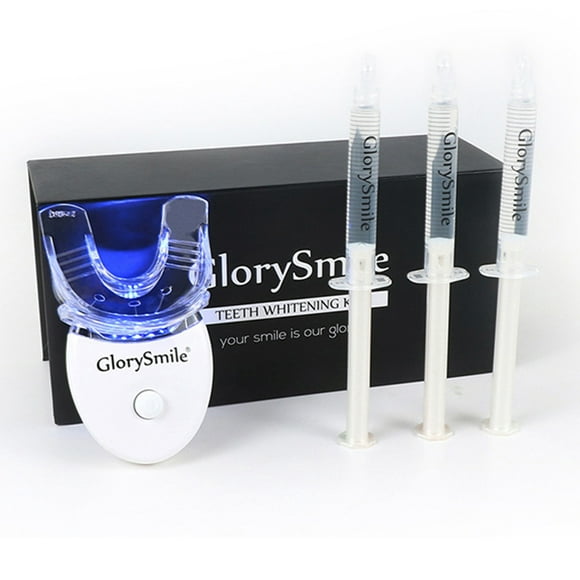 Kit de Blanchiment des Dents avec Lumière LED, Gel de Blanchiment des Dents au Peroxyde Organique - Blanchiment Rapide des Dents pour les Dents Sensibles