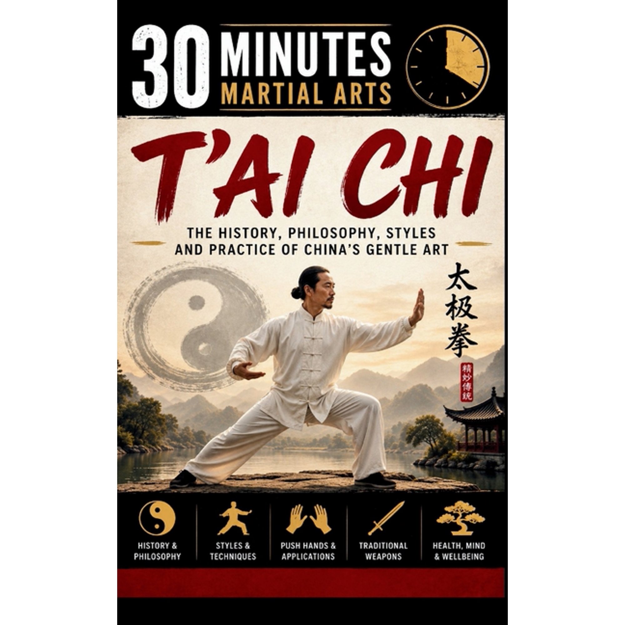 30 Minutes Martial Arts T'ai Chi: The History, Philosophy, Styles And Practice Of China's Gentle Art, (Paperback)