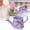 H, variant on Spring Watering Can with Buffalo Check Bow Compact Design 0.26 Gal Waterer with Ergonomic Handle & Sprinkler Head Small Capacity Gardening Water Pot for Office Bonsai Succulents Cactu(B)