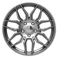 thumbnail image 2 of 20x9 Wheel Fits GM Trucks & SUVs - Chevy Tahoe Style Black Chrome Rim, Hollander 5652, 2 of 3